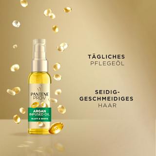 Haarkur Glatt & Seidig Arganöl Argan Infused Oil PANTENE PRO-V