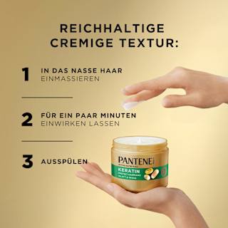 Haarmaske Keratin Protect, Glatt & Seidig PANTENE PRO-V