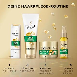 Haarmaske Keratin Protect, Glatt & Seidig PANTENE PRO-V