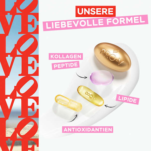 Shampoo LOVE Edition Repair & Care PANTENE PRO-V