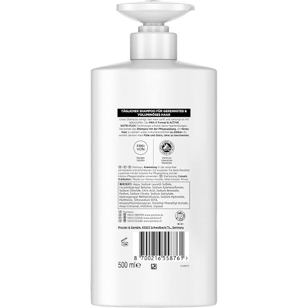 Shampoo Volumen Pur XXL PANTENE PRO-V