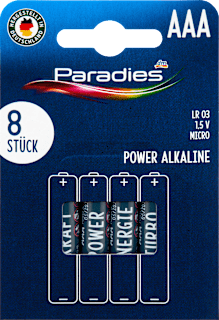 Batterien Power Micro AAA Paradies