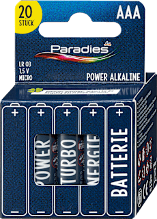 Batterien Power Micro AAA Paradies