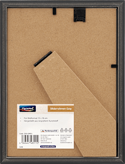 Bilderrahmen Easy schwarz 13x18 cm  Paradies