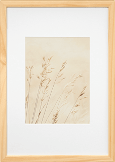 Bilderrahmen Flat Finish 20x30 cm, Holz hell Paradies