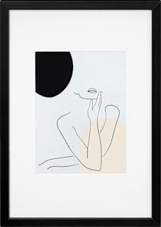 Bilderrahmen Flat Finish 20x30 cm, schwarz Paradies