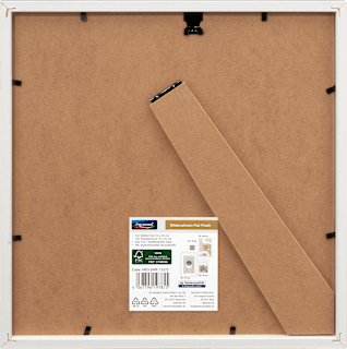 Bilderrrahmen Flat Finish 25x25 cm weiß Paradies