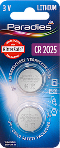 Knopfzelle CR 2025 Paradies