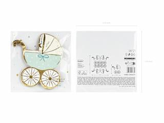 Party-Dekorationsset "Baby Shower" blau 35tlg PartyDeco