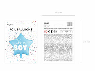 Party-Dekorationsset "Baby Shower" blau 35tlg PartyDeco