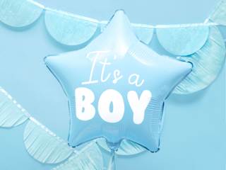 Party-Dekorationsset "Baby Shower" blau 35tlg PartyDeco