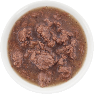 Nassfutter Katze mit Huhn, Ente, Rind & Lachs in Soße, Multipack (4x85 g) Pawsome