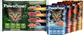 Nassfutter Katze mit Huhn, Ente, Rind & Lachs in Soße, Multipack (4x85 g) Pawsome