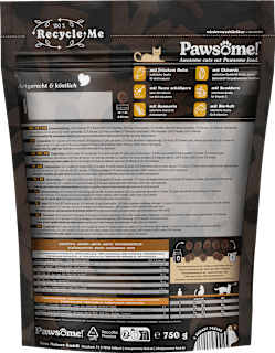 Trockenfutter Katze mit Geflügel, Gemüse & Kräutern, fresh & dry Pawsome