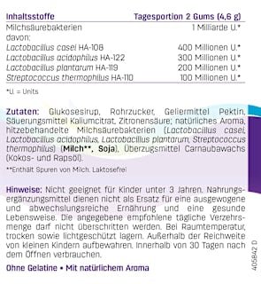 Bakto Gums Apfelgeschmack 60 St PEDIAKID