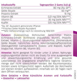 Immun Gums Himbeergeschmack 60 St PEDIAKID