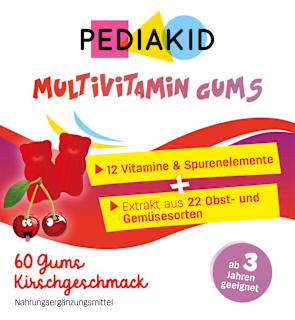 Multivitamin Gums Kirschgeschmack 60 St PEDIAKID