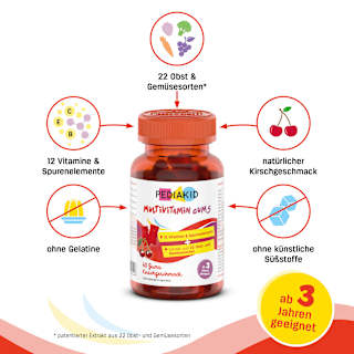Multivitamin Gums Kirschgeschmack 60 St PEDIAKID