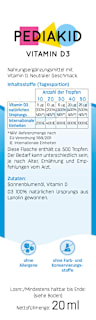 Vitamin D3 200 I.E. Tropfen PEDIAKID