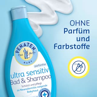Baby Badezusatz Bad & Shampoo ultra sensitiv Penaten