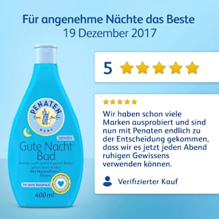Baby Badezusatz Gute Nacht Bad Penaten