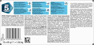 Nassfutter Katze mit Huhn & Lachs, Indoor Multipack (12x85 g) PERFECT FIT