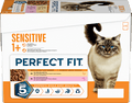 Nassfutter Katze mit Huhn & Lachs, sensitiv Multipack (12x85 g) PERFECT FIT