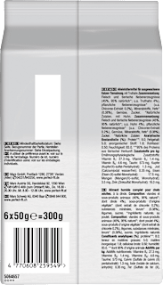 Nassfutter Katze mit Huhn & Truthahn, natural vitality, Multipack (6x50 g) PERFECT FIT