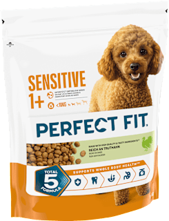 Trockenfutter Hund Sensitive mit Truthahn, Adult 1+  PERFECT FIT