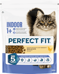 Trockenfutter Katze Indoor 1+ mit Huhn, Adult PERFECT FIT