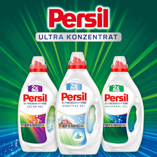 Vollwaschmittel Sensitive Gel Ultra Konzentrat (2x62WL)  Persil