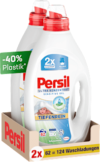 Vollwaschmittel Sensitive Gel Ultra Konzentrat (2x62WL)  Persil