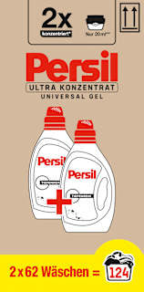 Vollwaschmittel Universal Gel Ultra Konzentrat (2x62WL) Persil