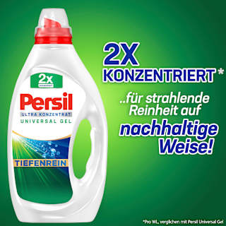 Vollwaschmittel Universal Gel Ultra Konzentrat (2x62WL) Persil