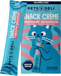 Katzenleckerli Cremesnack mit Thunfisch & Jakobsmuschel (6x15 g) Pets Deli