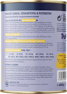 Nassfutter Hund sensitiv mit Huhn & Quinoa, belly balance Pets Deli