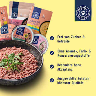 Nassfutter Katze mit Pute & Rind, Feinschmecker Pâté, Multipack (8x85 g) Pets Deli