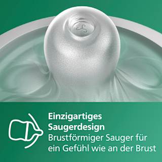Babyflasche aus Glas Natural Response weiß, ab dem 3. Monat, 240ml PHILIPS AVENT