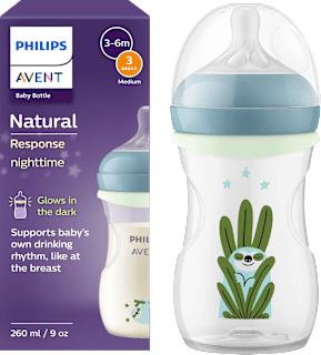 Babyflasche Natural nighttime, blau, 260 ml  PHILIPS AVENT
