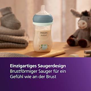 Babyflasche Natural nighttime, blau, 260 ml  PHILIPS AVENT