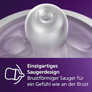 Babyflasche Natural Response AirFreeVentil, von Geburt an, 125ml  PHILIPS AVENT