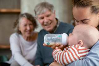 Babyflasche Natural Response AirFreeVentil weiß/Elefant, ab dem 3. Monat, 260ml  PHILIPS AVENT