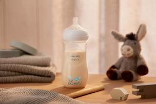 Babyflasche Natural Response weiß, ab dem 6. Monat, 330 ml  PHILIPS AVENT