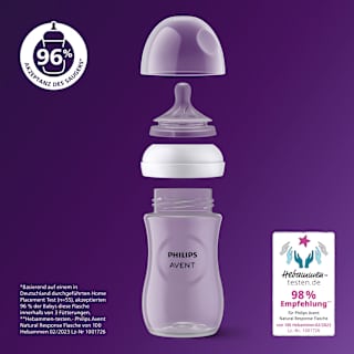 Babyflasche Natural Response weiß/Koala, ab dem 3. Monat, 260ml PHILIPS AVENT