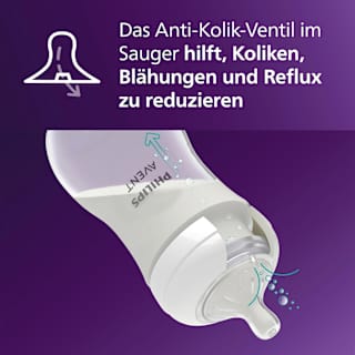 Babyflaschen Set Natural Response klein 4tlg, von Geburt an PHILIPS AVENT