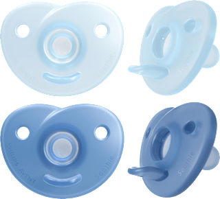 Schnuller Soothie Silikon, blau, 0-6 Monate PHILIPS AVENT