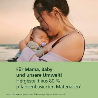 Schnuller ultra air colors of nature Silikon, creme/grün, 6-18 Monate PHILIPS AVENT