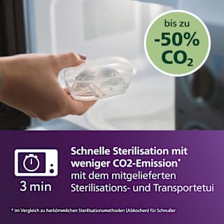 Schnuller ultra air colors of nature Silikon, creme/grün, 6-18 Monate PHILIPS AVENT