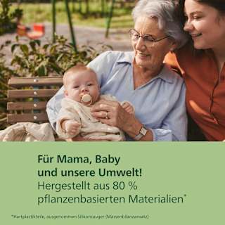 Schnuller ultra soft, forest friends Silikon, creme/mint, 0-6 Monate PHILIPS AVENT