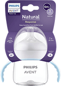 Trinklernflasche Natural Response weiß/blau, ab 6. Monat, 150 ml PHILIPS AVENT